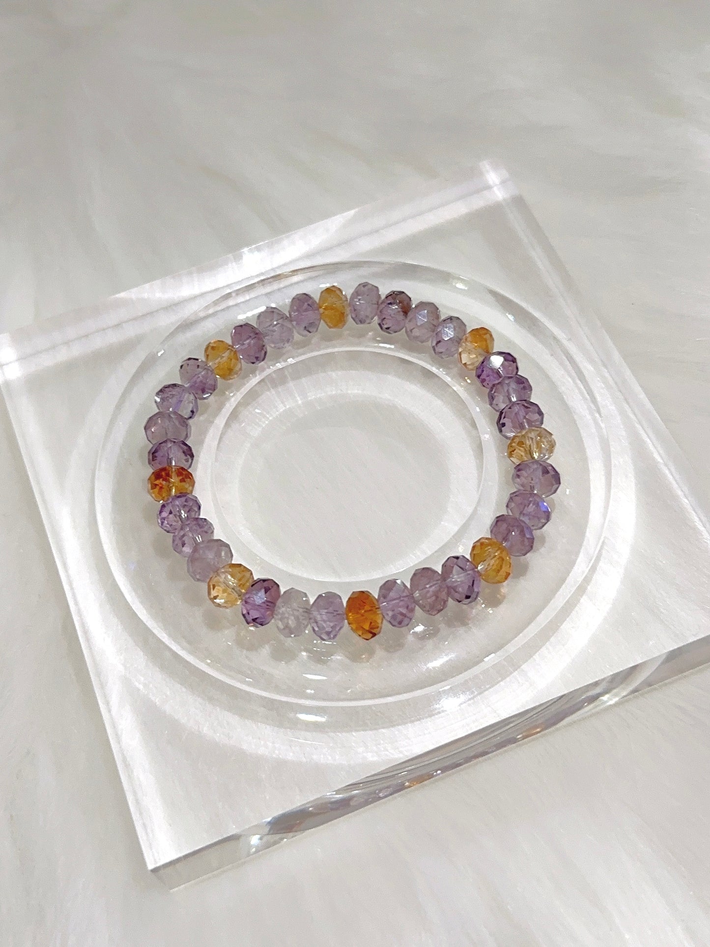 Faceted Ametrine