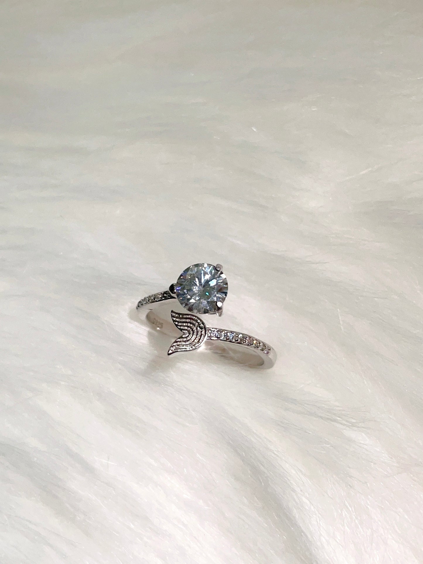 Moissanite Mermaid Ring