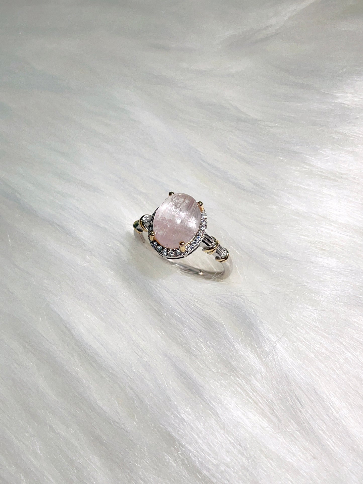 Kunzite Cabochon Ring