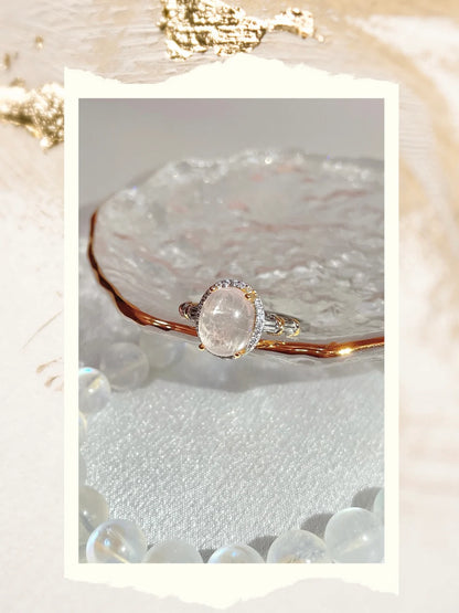 Kunzite Cabochon Ring