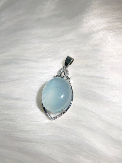 Aquamarine Cabochon Pendant