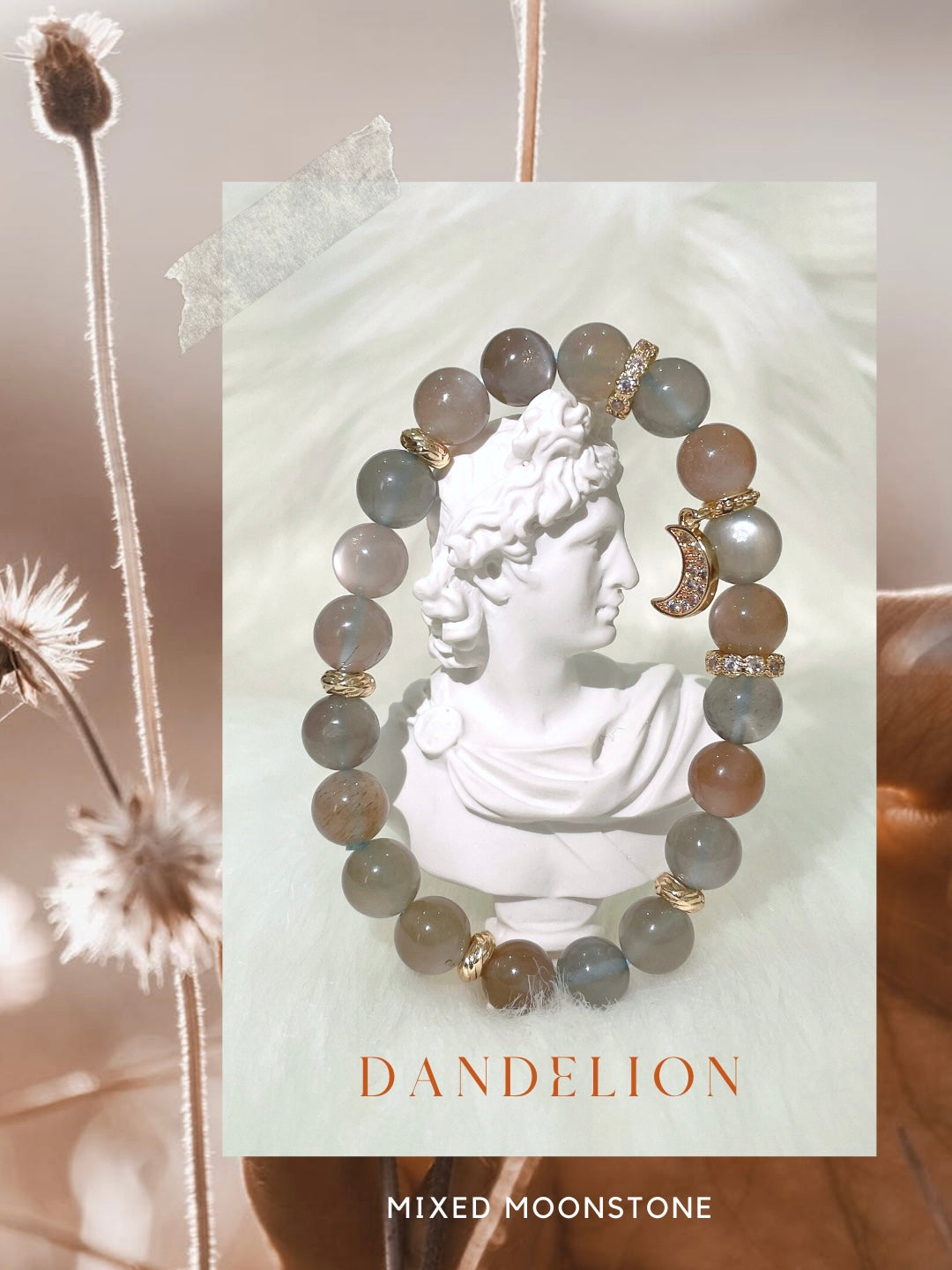 Dandelion (Mixed Moonstone)