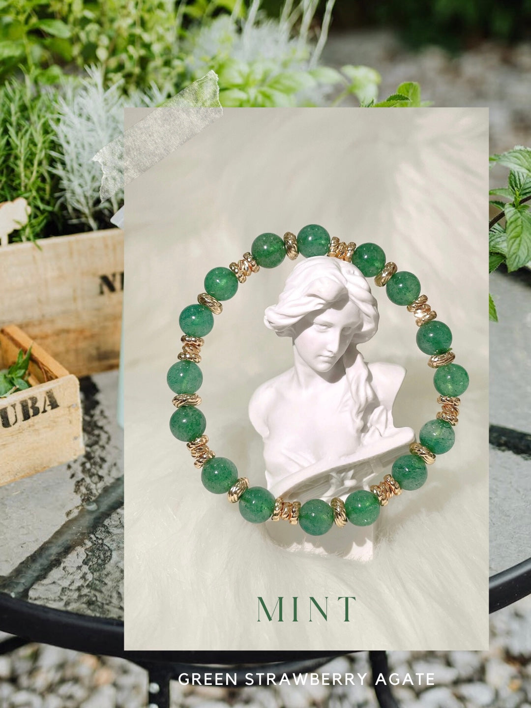 Mint (Strawberry Quartz)